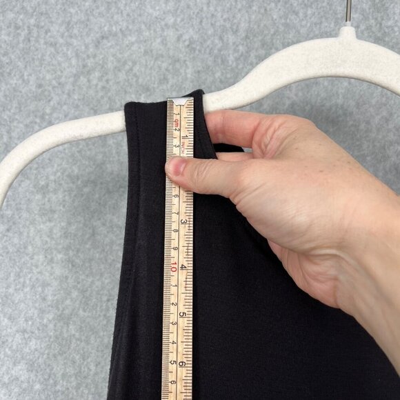Athleta Cloudlight Twist Back Tank Top Size XS Black Soft Stretch Active Long - Picture 3 of 9